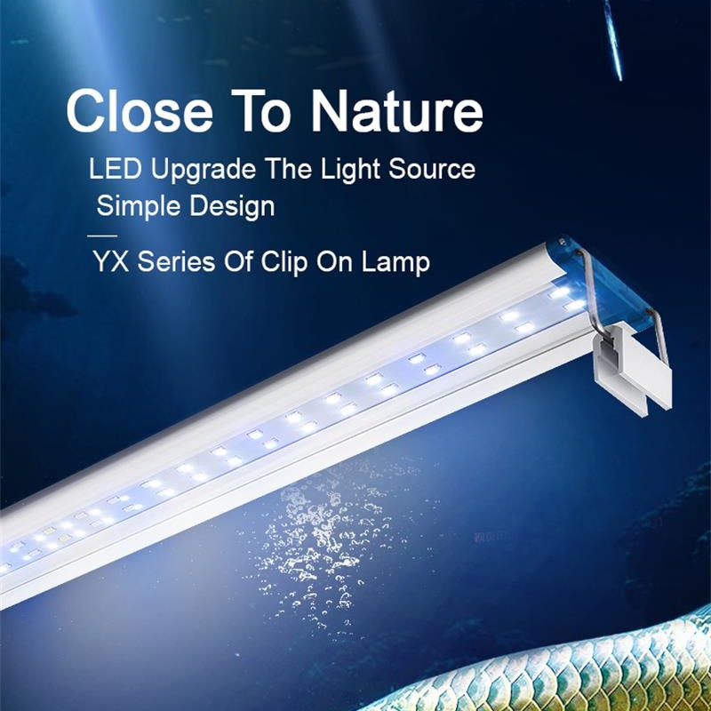 Aquarium Marine Lights - Clip impermeável extensível na lâmpada para