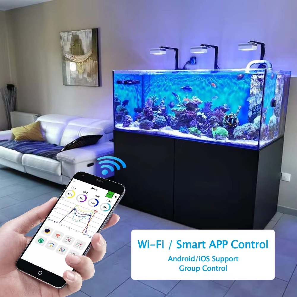 NOVO PopBloom RL90 Luz LED par - Marine X Aquarium avaliação e preço