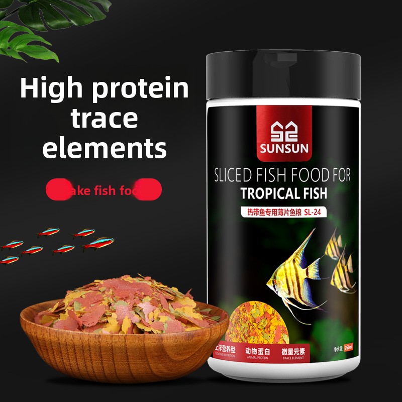 SUNSUN Premium Tropical Fish F - Tetra Food Tropical Flakes avaliação e preço