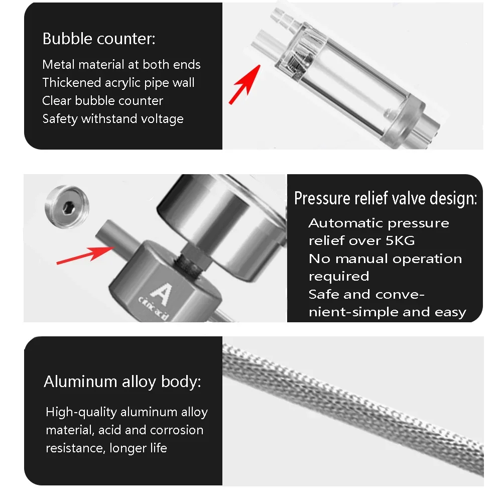 Kit de sistema gerador de CO2  - Aquarium Marine Plants avaliação e preço