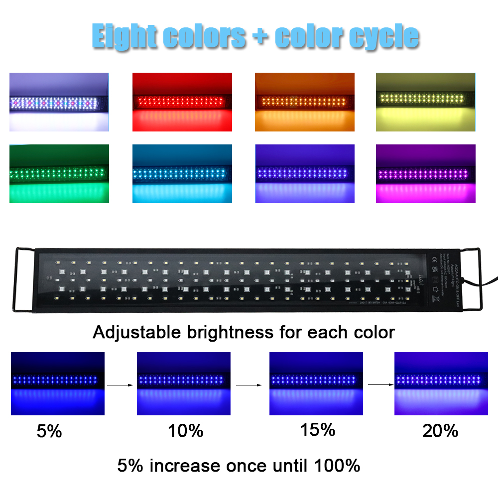 Luz LED de espectro completo 2 - Aquarium Marine Lights avaliação e preço