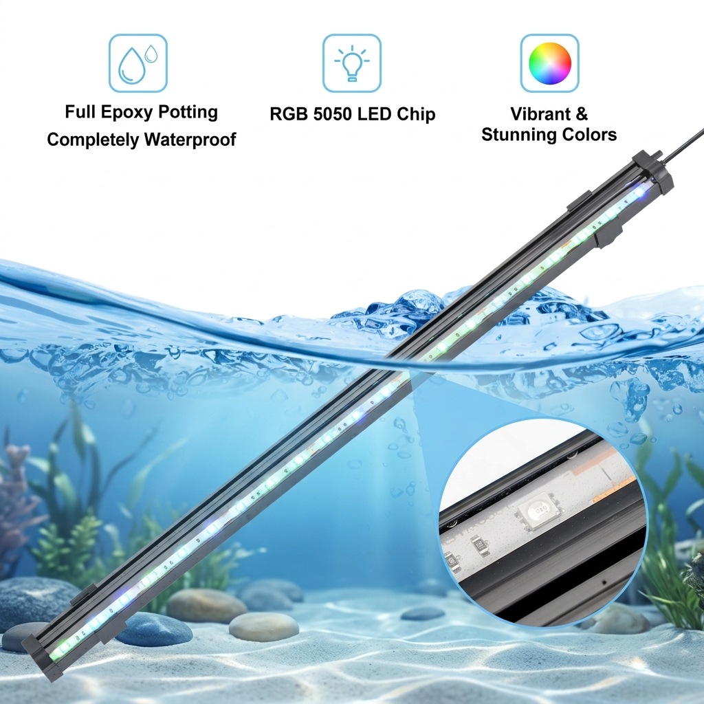 Lâmpada Decorativa Submersível - Aquarium Marine Lights avaliação e preço